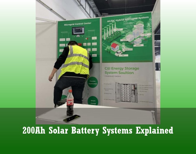 200Ah Solar Battery Systems Explained